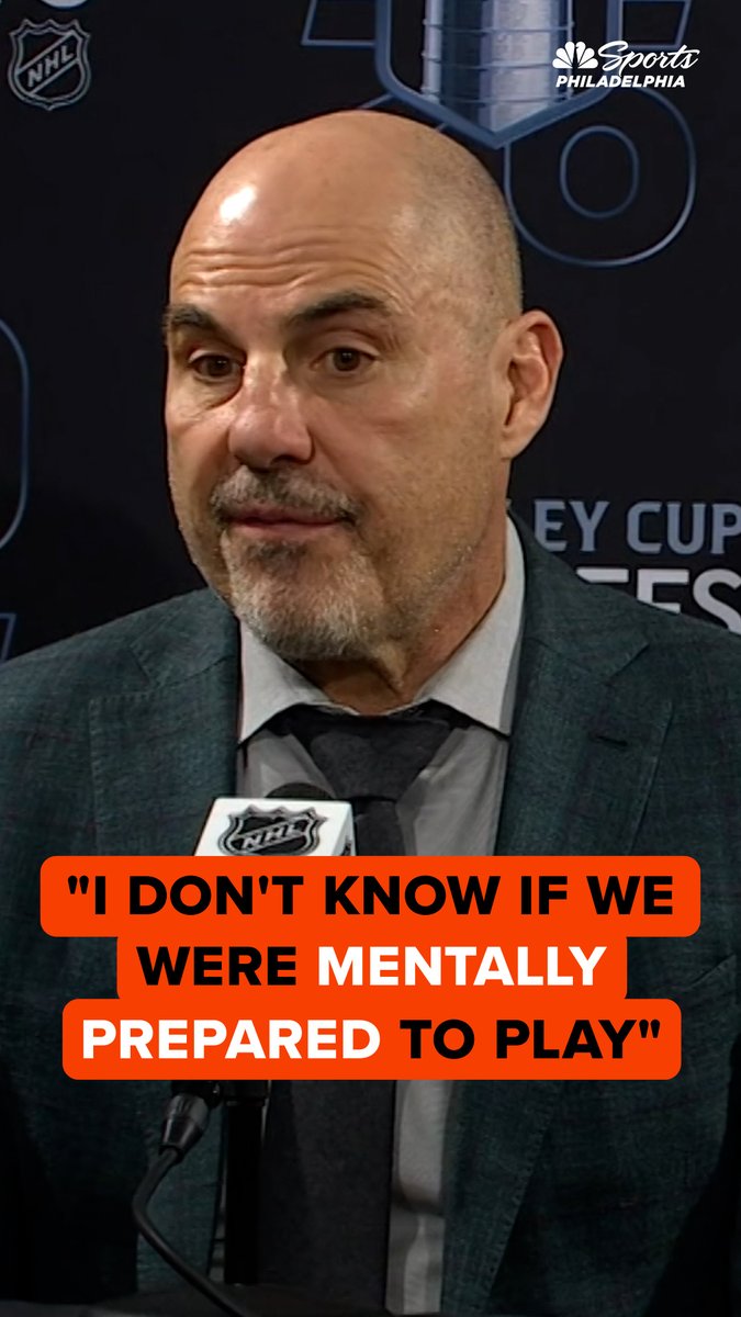 Rick Tocchet with some honest words after Game 1 in North Carolina.
