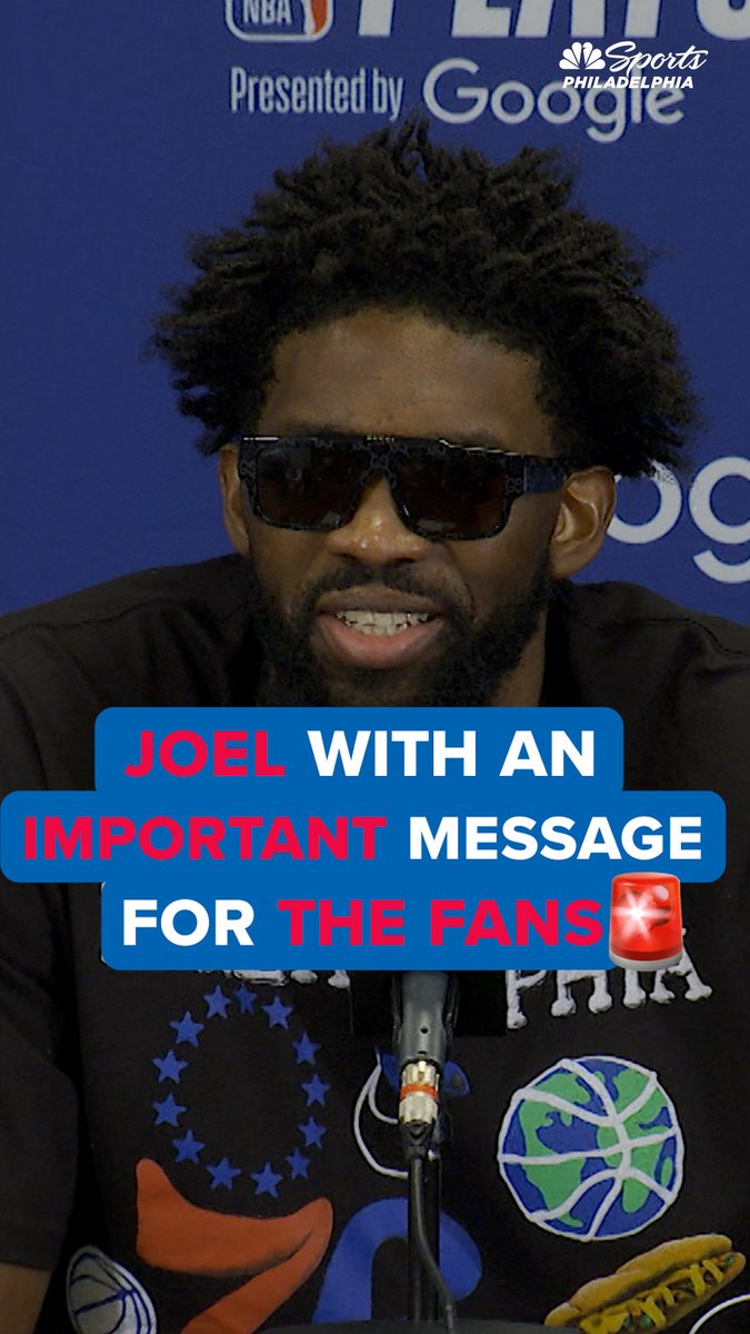 "If you need the money, I got you." Sixers fans DO NOT sell your tickets ‼️