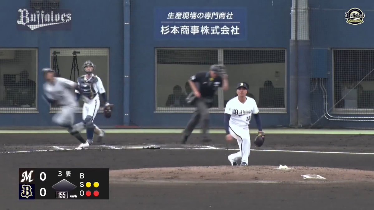 【ファーム】 復帰登板で力強い真っすぐを投げる!💪 最速は155km/hをマーク!👀 オリックス 宇田川優希 投手が1回わずか10球三者凡退に抑える!⚾ 👇スマホ・テレビで試合観戦!