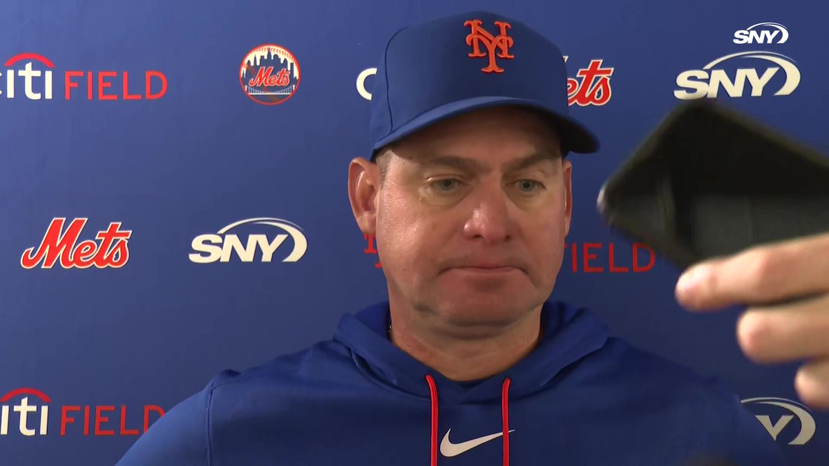 "He missed it. Harrison is one of the best at his job and obviously ends up being a big play when you lose by one run" Carlos Mendoza was asked why they didn't challenge Jo Adell's RBI single: