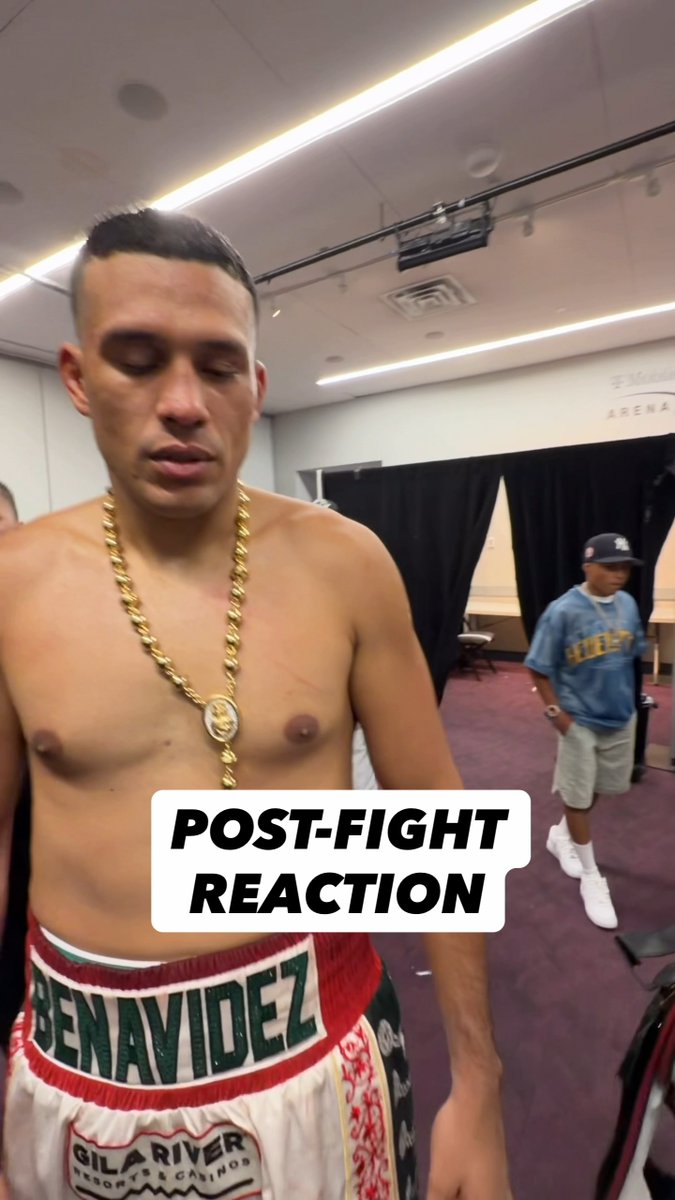 "This is a big moment for my life." 🥊🙏 David Benavidez reflects on his victory tonight. Beyond "The Mexican Monster" is a man who is deeply grateful for his faith, his team, and his supporters. #BenavidezZurdo