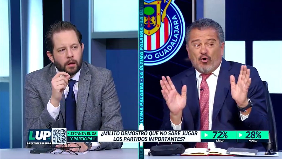 "¿QUÉ SERÍA MÁS FRACASO, QUE ELIMINARÁN A CHIVAS O AL AMÉRICA?" 🤔 #LUP | Ojito al cruce entre Carlos Hermosillo y Raoul Ortiz 🐥. "Hoy América, con todos los lesionados si queda fuera ¿Qué va a pasar? Fracaso, lo que es"