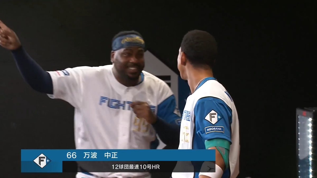 12球団最速10号到達！💪👏 北海道日本ハム 万波中正 選手のソロホームランで点差を広げる！🌈 👇ライブ配信・見逃し配信を見る