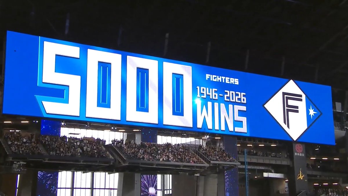 球団通算5000勝に花を添える素晴らしい投球!✨💐 9回121球3安打7奪三振無四球無失点!⚾ 北海道日本ハム 北山亘基 投手が完封勝利を挙げる!🙌 👇スマホ・テレビで試合観戦!