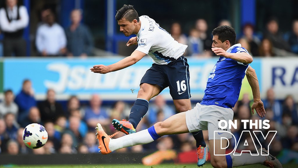 #OnThisDay: Everton 2-3 #ManCity [2014] ⚽️ [11'] Ross Barkley ⚽️ [65'] Romelu Lukaku - ⚽️ [22'] Sergio Kun Aguero ⚽️ [43', 48'] Edin Džeko