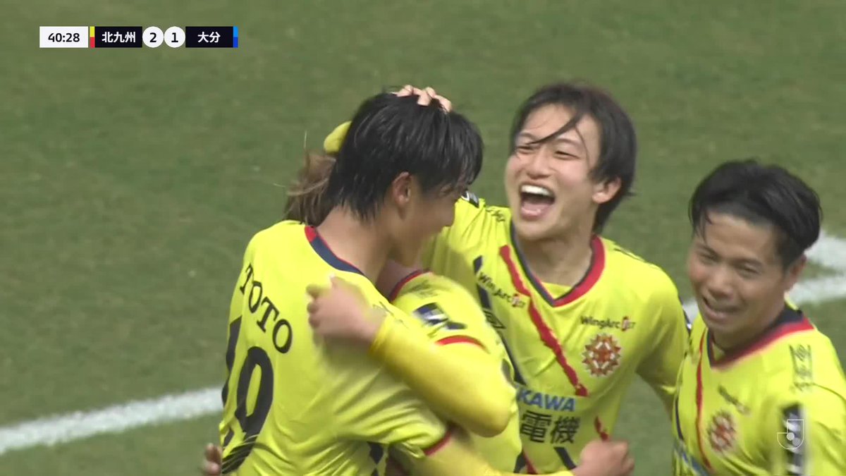 🎦 ゴール動画 🏆 明治安田Ｊ２・Ｊ３百年構想リーグ 地域リーグラウンド 第14節 🆚 北九州vs大分 🔢 2-1 ⌚️ 41分 ⚽️ 吉原 楓人（北九州） #Ｊリーグ