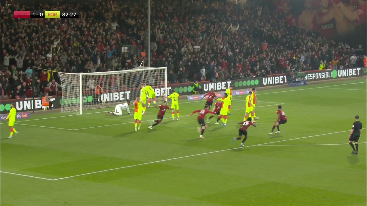 On this day in 2022 🗓️ Bournemouth won promotion to the Premier League! 🤩🍒 Kieffer Moore with the winner! 🙌