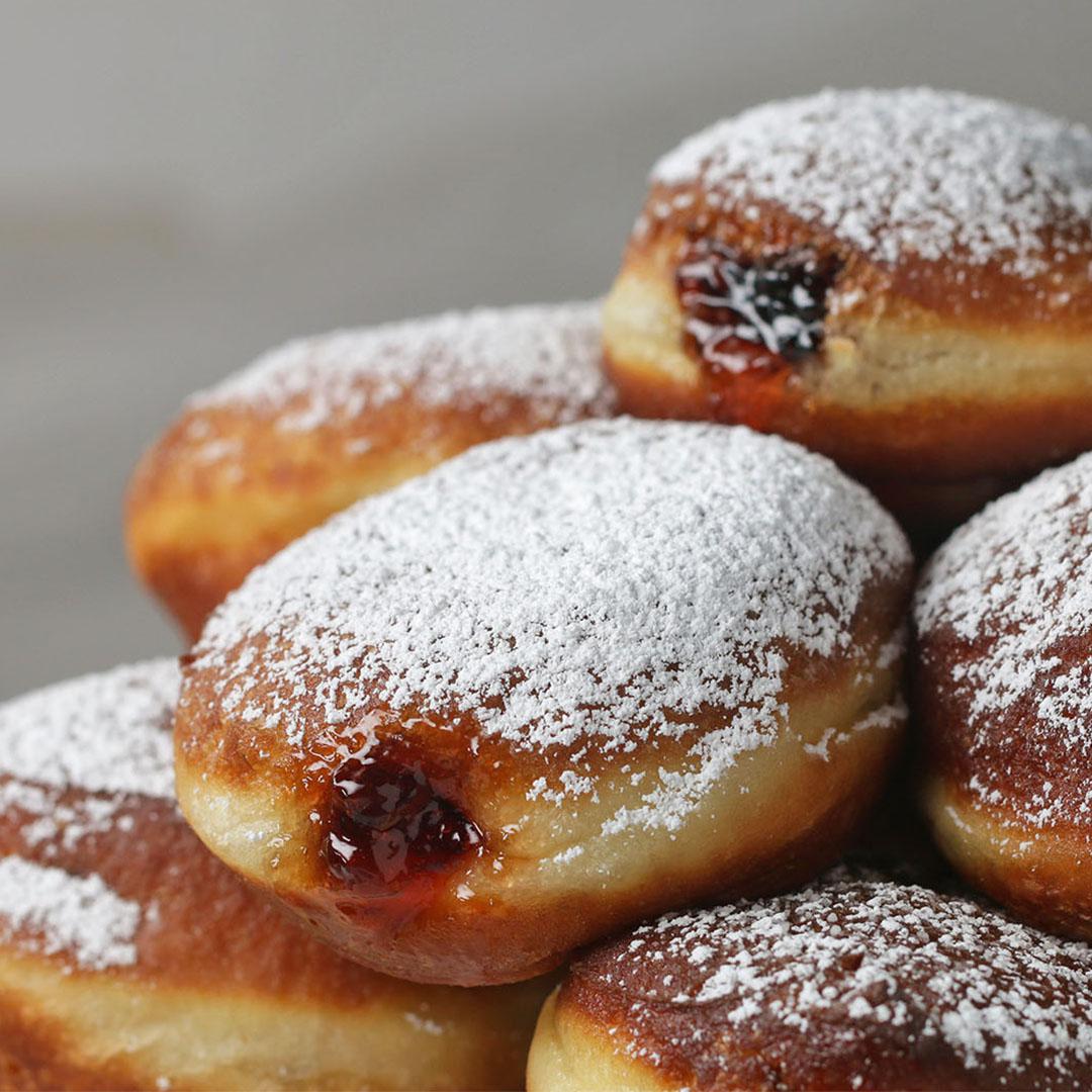 Jewish Jelly Donuts (Sufganiyot)