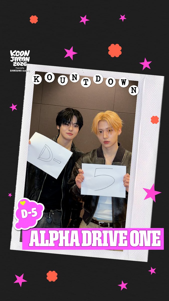 [#KCONJAPAN2026] D-5 KOUNTDOWN 🎉 KCON JAPAN 2026まであと5日！#ALPHADRIVEONE と一緒にKLOVER'S SOUL CITYを歩く準備はできてる？👣 - KCON JAPAN 2026 MAY 8-10 Makuhari Messe Let's #KCON