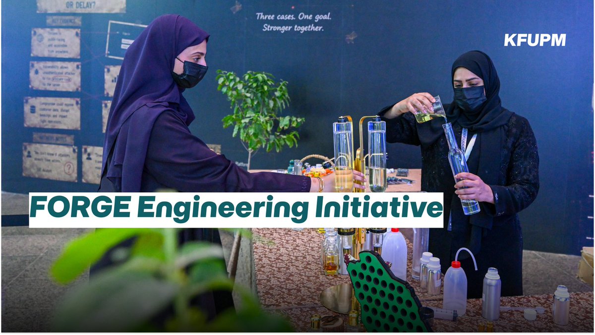 تجربة غامرة لمهندسي المستقبل ⚙️✨ نظّم طلاب #جامعة_الملك_فهد_للبترول_والمعادن فعالية FORGE، بحضور أكثر من 10 آلاف زائر، حيث خاض المشاركون تجارب هندسية تطبيقية عبر مسارات تفاعلية تحاكي تحديات الواقع. لقراءة المزيد: #KFUPM