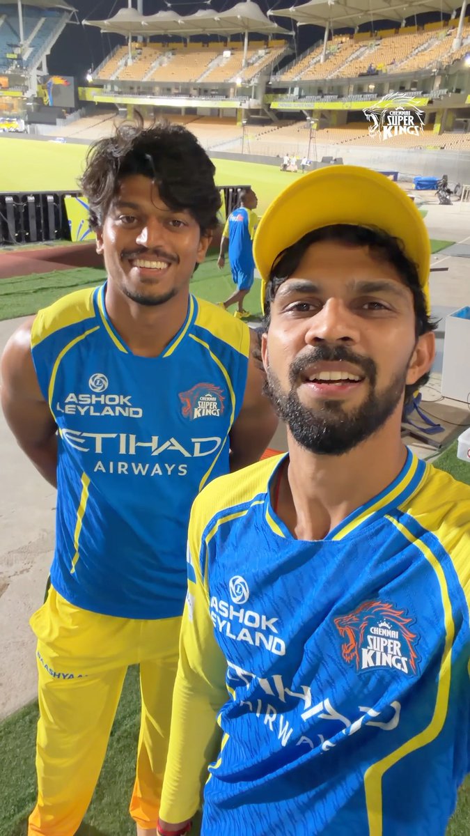 Super debut at Anbuden 💪 Hear it from our 𝙍𝘼𝙈𝘽𝙊! 🥳 #WhistlePodu #CSKvMI