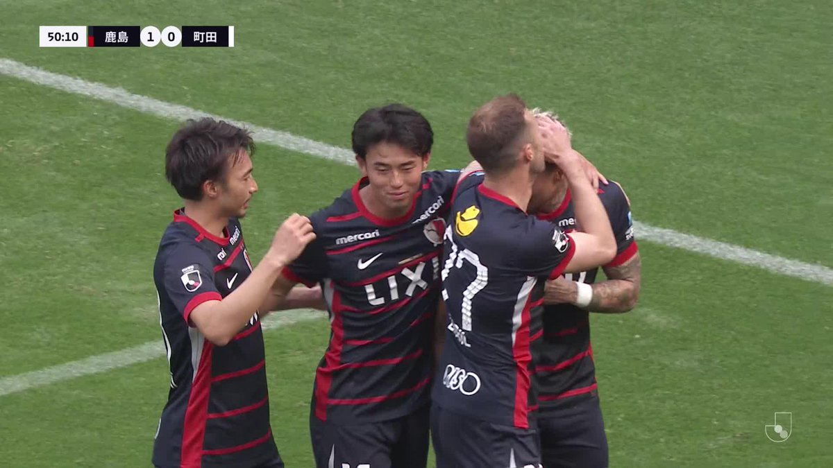 頭→頭！ レオセアラが均衡を破る💥 🎦 ゴール動画 🏆 明治安田Ｊ１百年構想リーグ 地域リーグラウンド 第14節 🆚 鹿島vs町田 🔢 1-0 ⌚️ 50分 ⚽️ レオ セアラ（鹿島） #Ｊリーグ