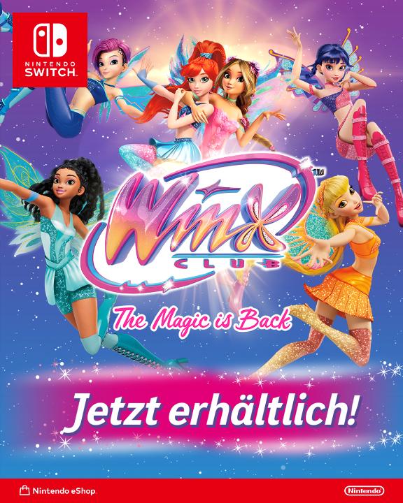 Werdet zu eurer Lieblingsfee in Winx Club: The Magic is Back und erkundet die bekannten Schauplätze aus der Zeichentrickserie. Ihr habt die Macht der Winx, jetzt auf #NintendoSwitch! Heller als Licht leuchtet euer Zauber: