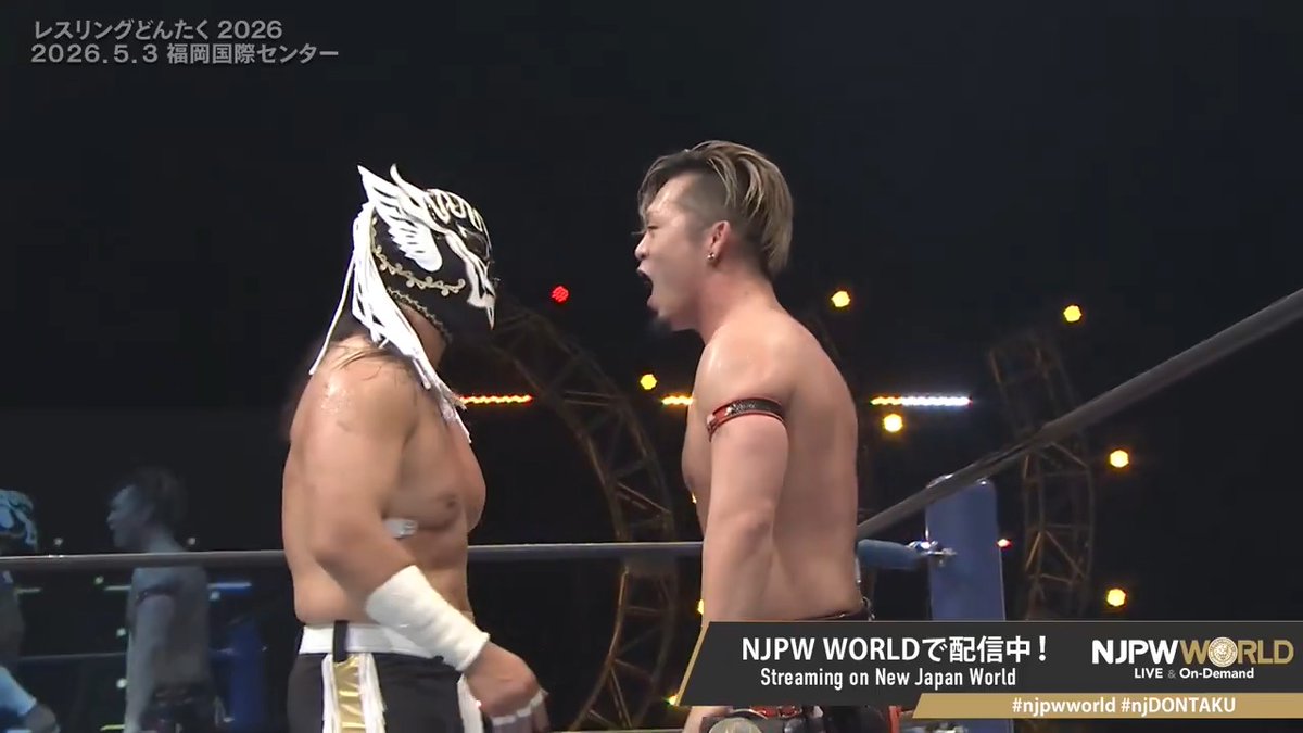 Tomorrow!!!!! EL DESPERADO & CARISTICO MISTICO MX Oficial × 藤田晃生/ Kosei Fujita & Robbie Eagles !!!!!!! From the profile URL #njpwworld #njDONTAKU