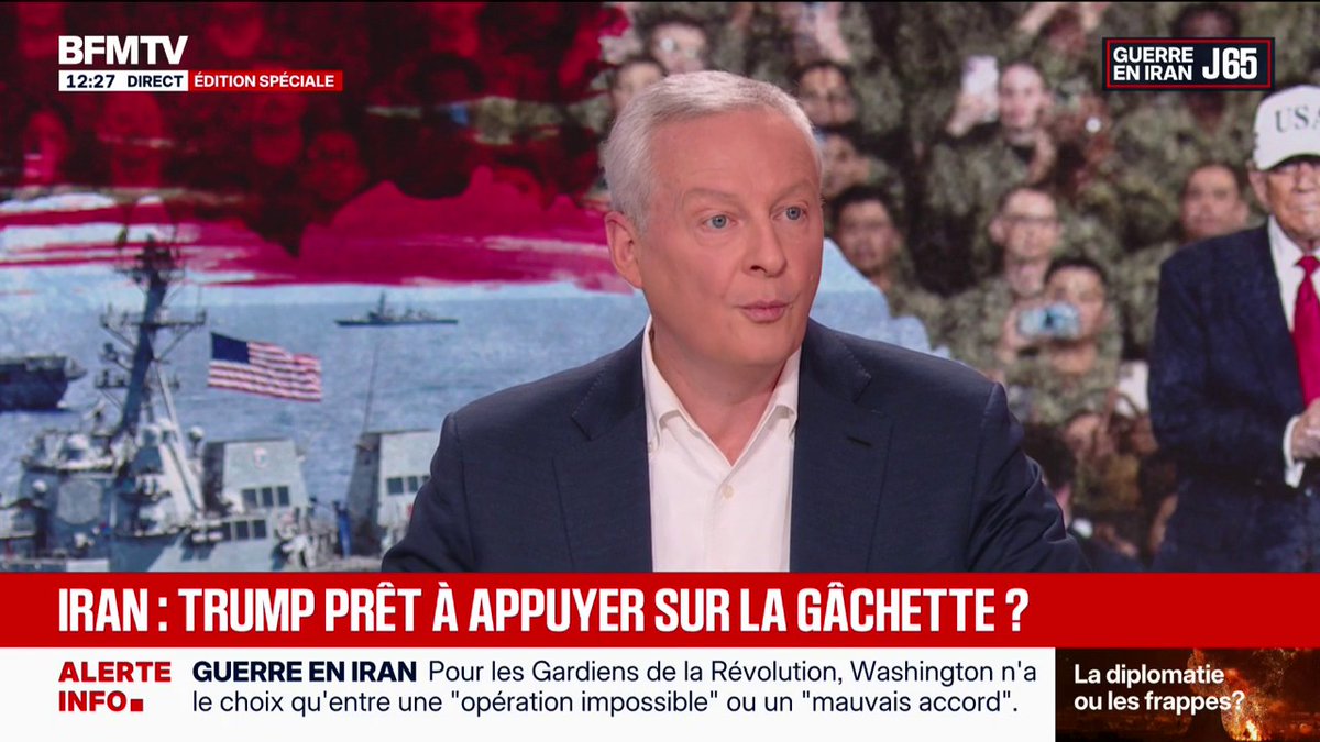 "L'Iran est un des régimes les plus détestables de la planète", affirme Bruno Le Maire