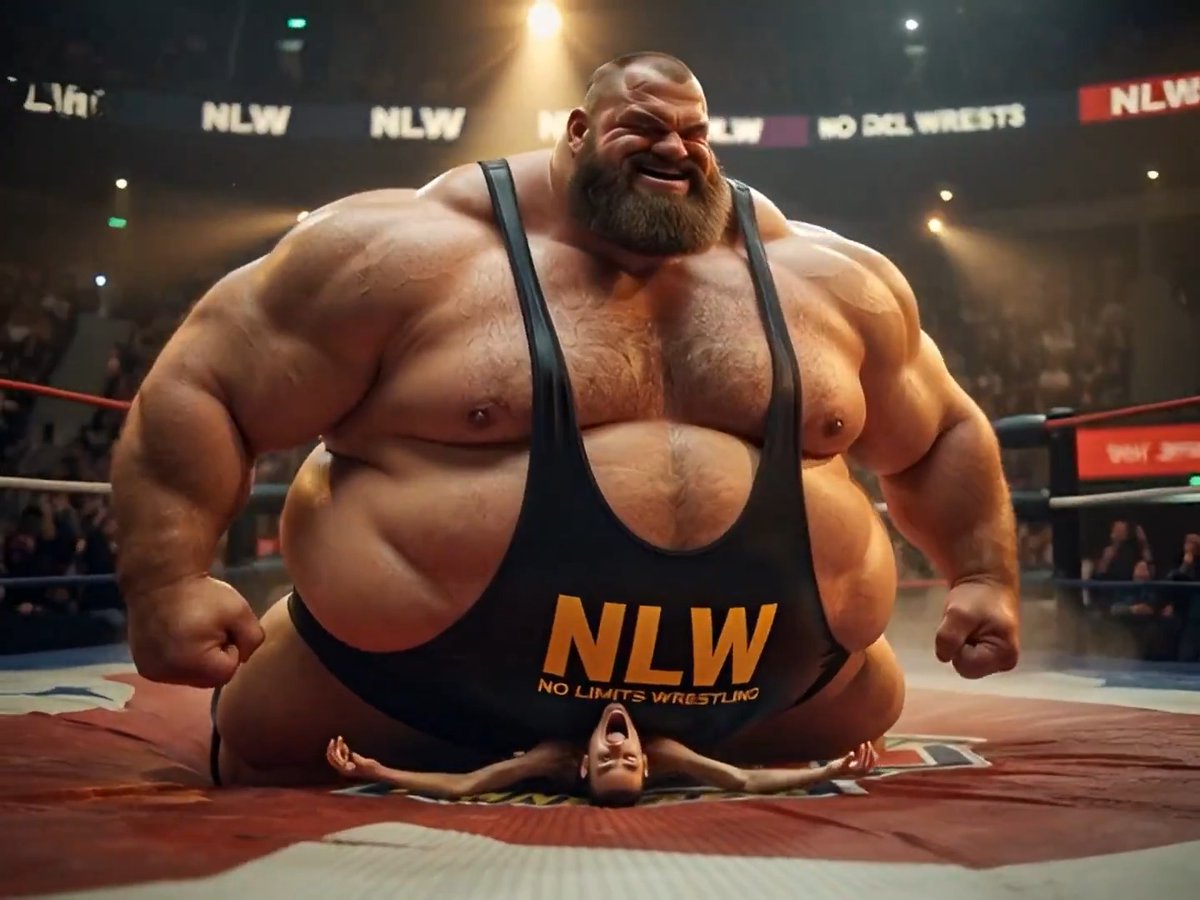 There’s a weight difference where the runt’s survival chances fall to zero. I don’t give a fuck. When a massive fat brute like me drops, I show zero mercy and pancake that pathetic little fucker flat. Why the hell would I? Getting crushed is the skinny bitch’s problem, not mine.