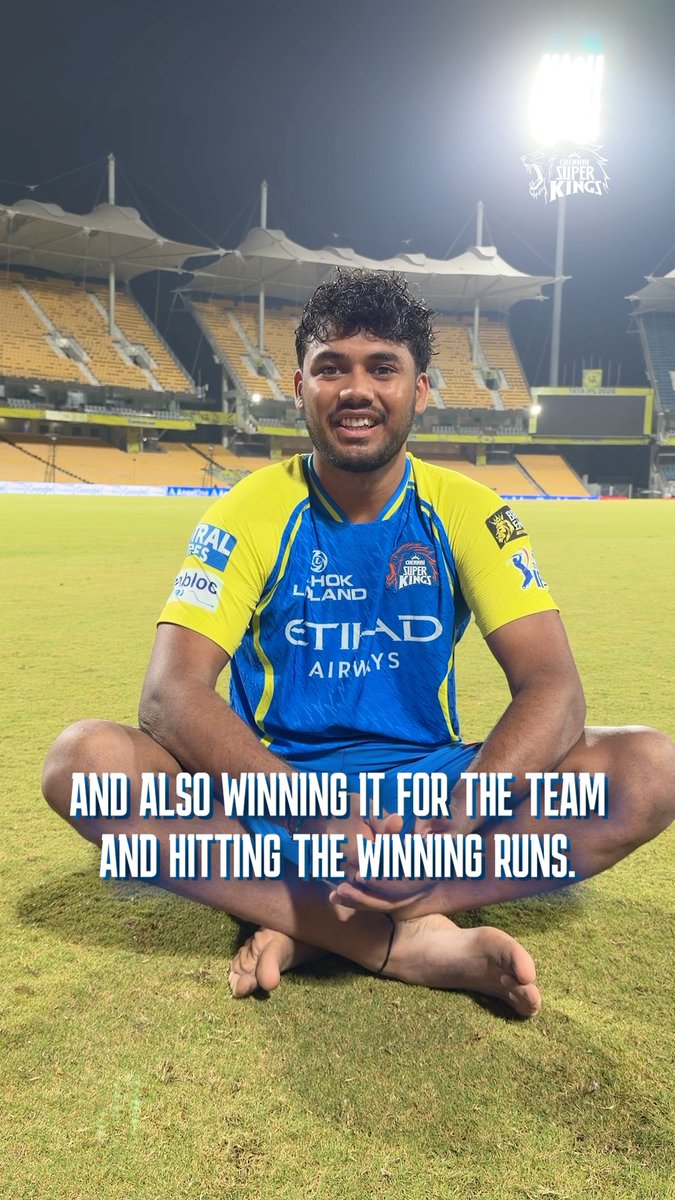 Words that feel Yellovely 💛 #WhistlePodu #CSKvMI
