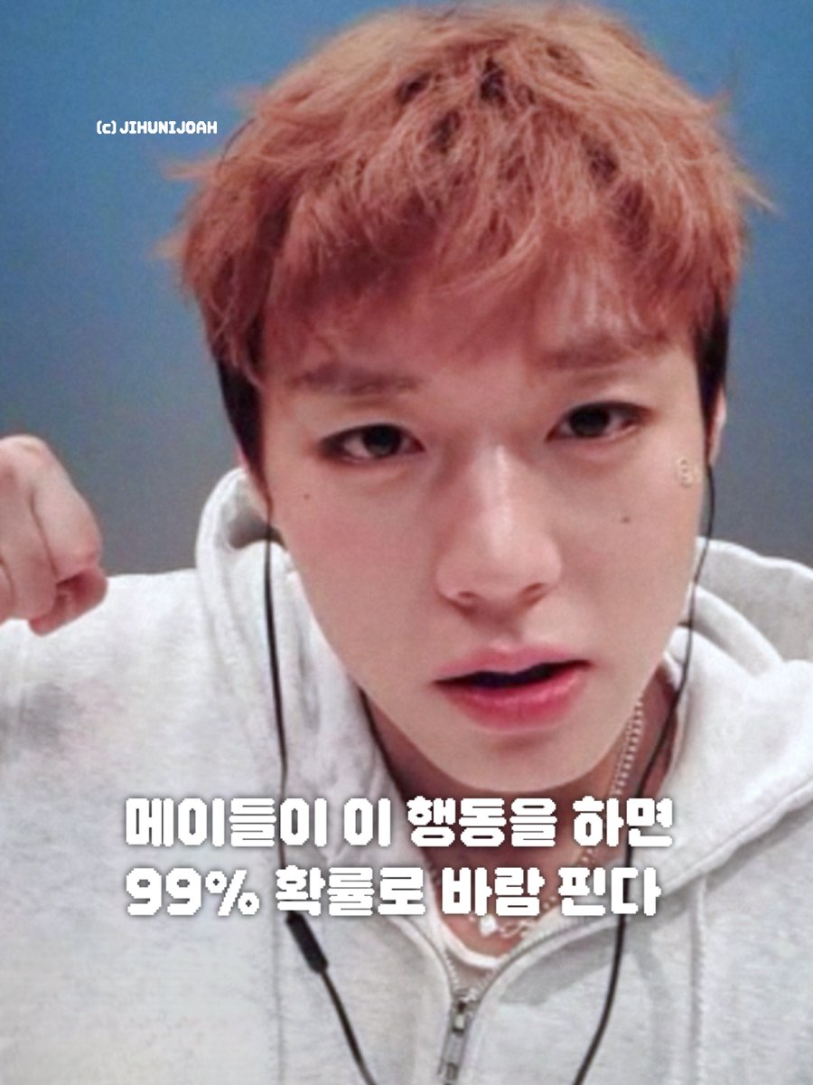 메이들이 이 행동을 하면 99% 확률로 바람 핀다 #박지훈