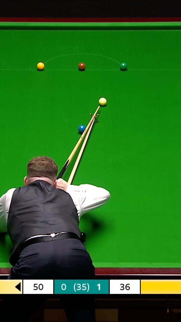 Shaun Murphy showing some frustration early on 😤