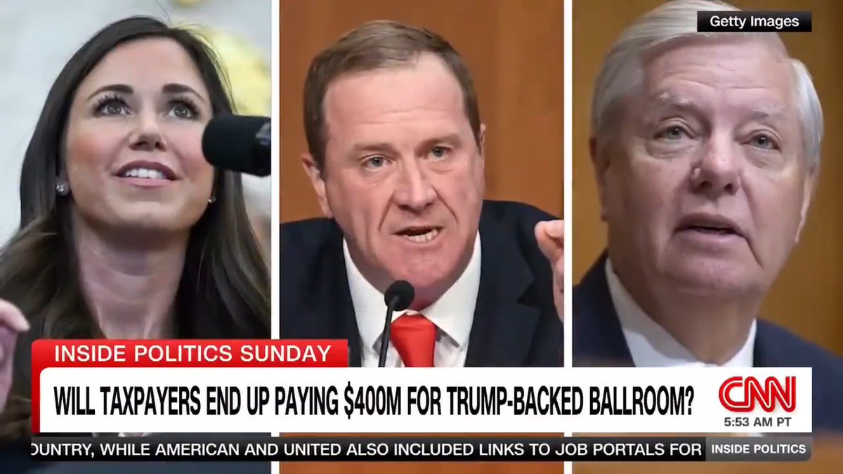 NEW: Some Republican lawmakers now say taxpayers should foot the massive bill for President Trump's new ballroom. So could the public be on the hook for $400 million? Manu Raju has reaction on Capitol Hill. #InsidePolitics