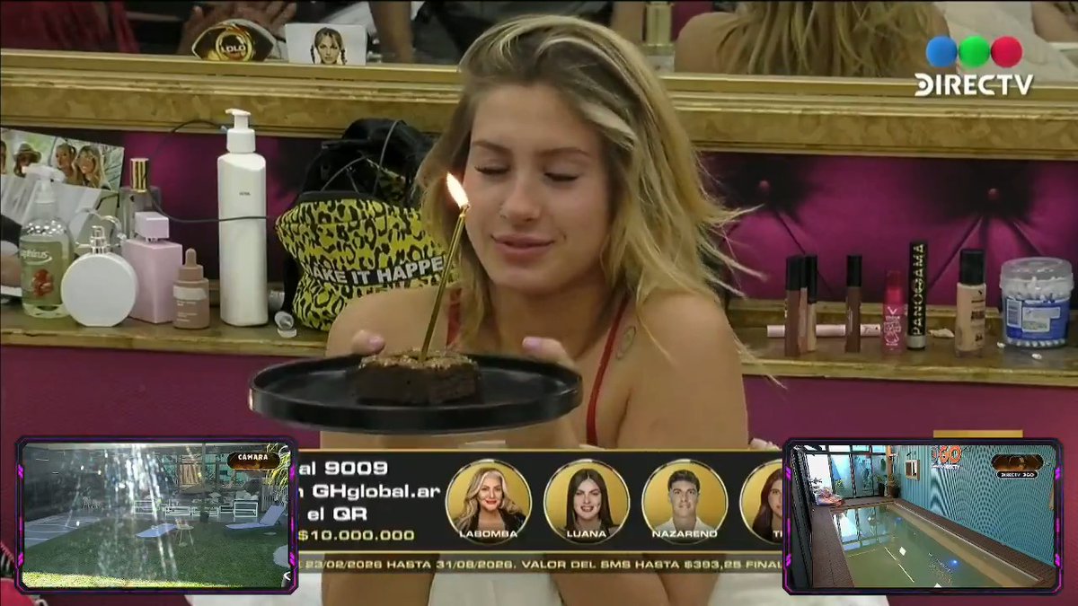 Feliz cumple a la benjamina de la casa. #GranHermano #GranHermanoAr