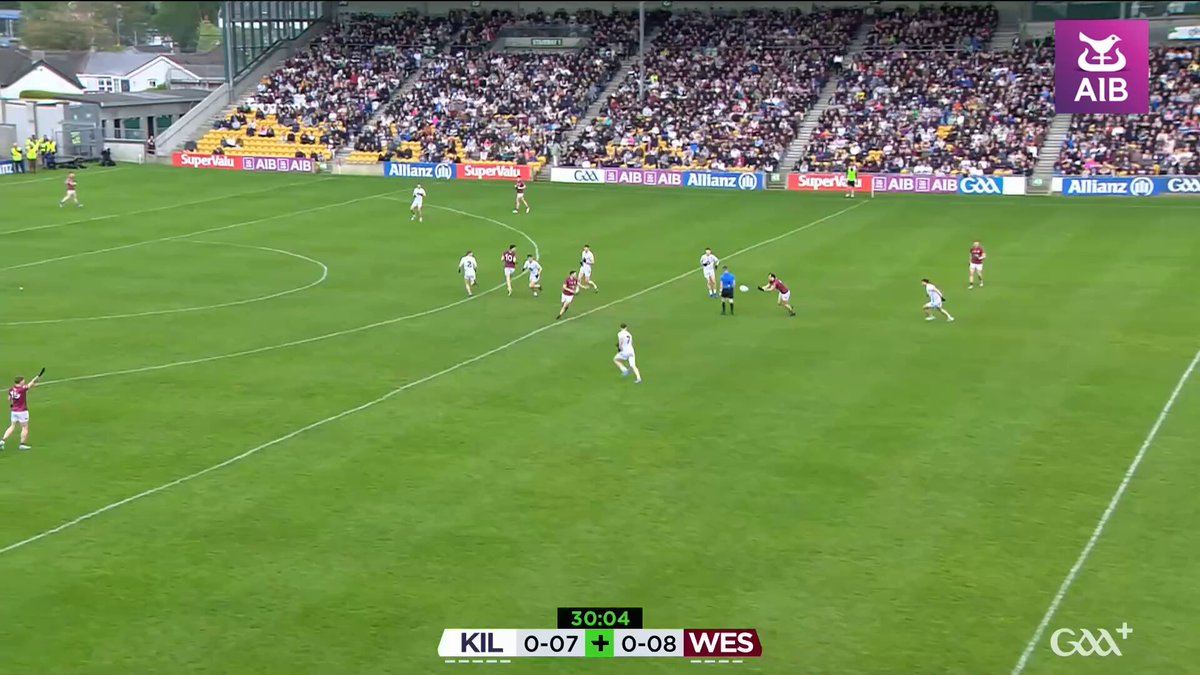 What a goal🔥 Brian Cooney with a scandalous finish for Westmeath against Kildare🤯 No fisted points here😆
