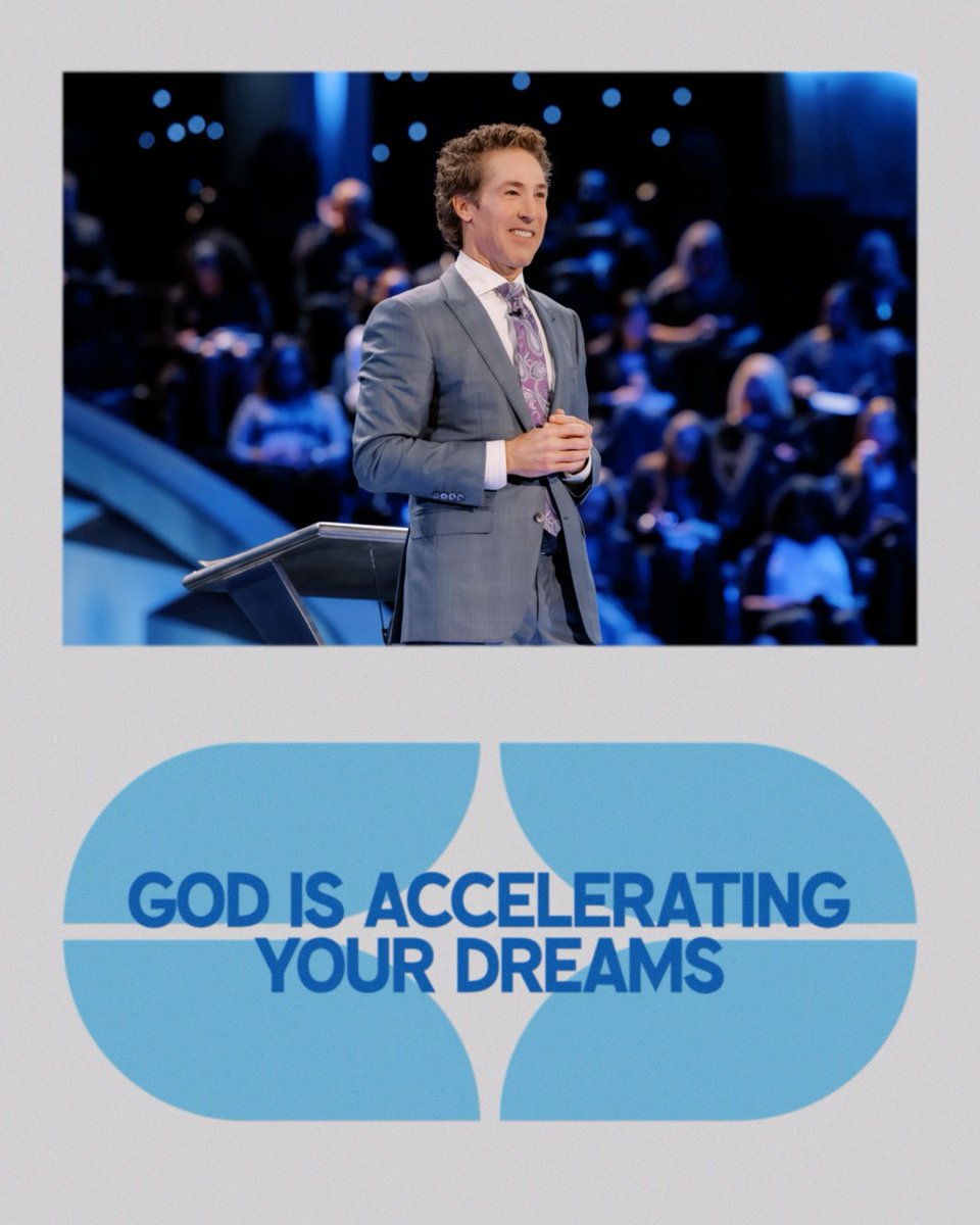 God said in Isaiah 60, “I will make it happen quickly.” It may look like you’re falling behind, too late to accomplish your dream. Don’t worry; God knows how to speed things up. He can do it quickly. Tune into Joel’s message today! "Fast Forward":