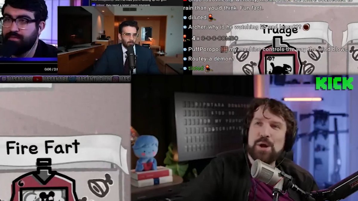 Destiny clocks Hasan pretending not to know liberal creators on Lib n Learn after engaging with them in the past and somehow knowing their "Hasan" position 🤔 "Such a f**king loser.. spineless, cowardly pu**y"