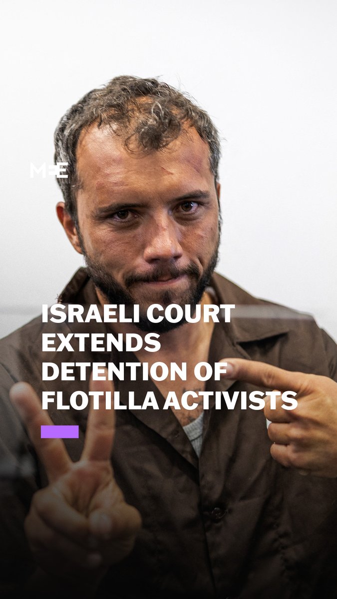 An Israeli court extended the detention of two activists from a Gaza flotilla, who were brought to Israel for questioning. Spanish Saif Abu Keshek and Brazilian Thiago Avila were arrested after Israeli forces illegally intercepted their boat in international waters.
