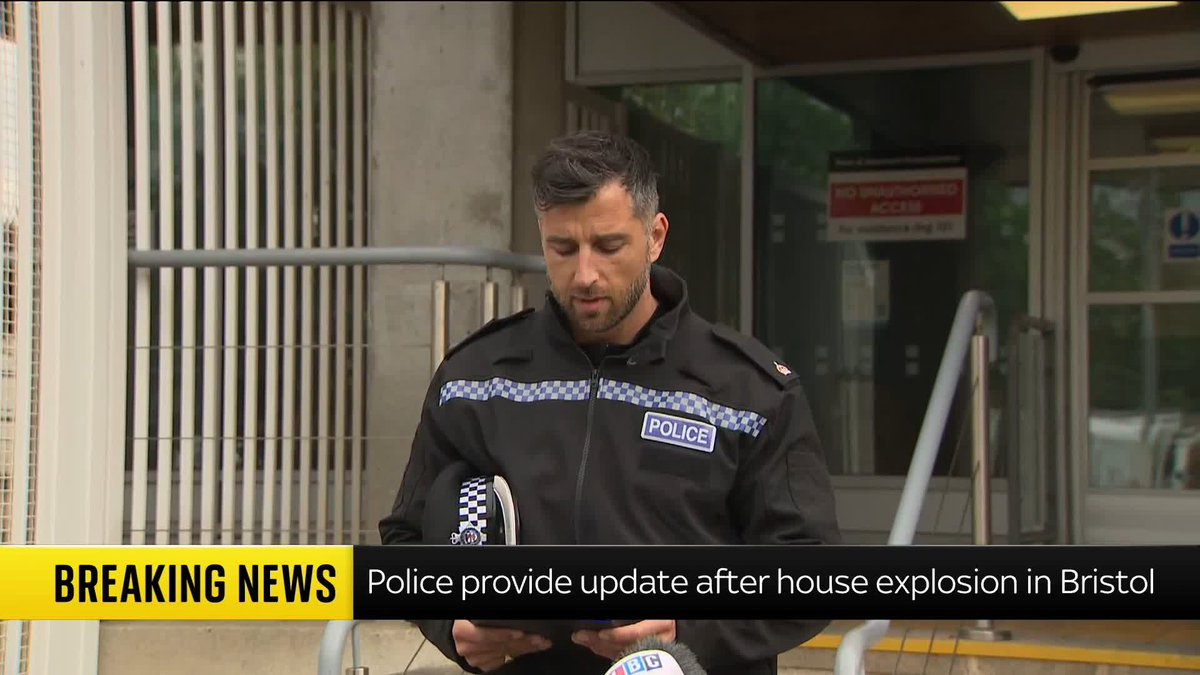 BREAKING: Avon and Somerset Police Superintendent Matt Ebbs says three people have been taken to hospital for minor injuries after a man and woman died in an explosion following a 'domestic-related incident' at an address in Bristol. 📺 Sky 501