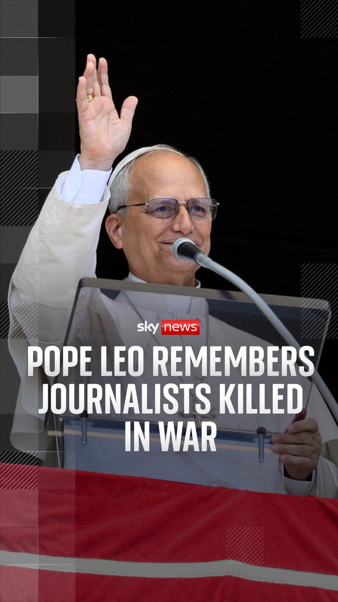 Pope Leo remembers journalists killed by war and violence during his prayers at the Vatican on World Press Freedom Day. A record number of journalists were killed last year, according to The Committee to Protect Journalists. 🔗