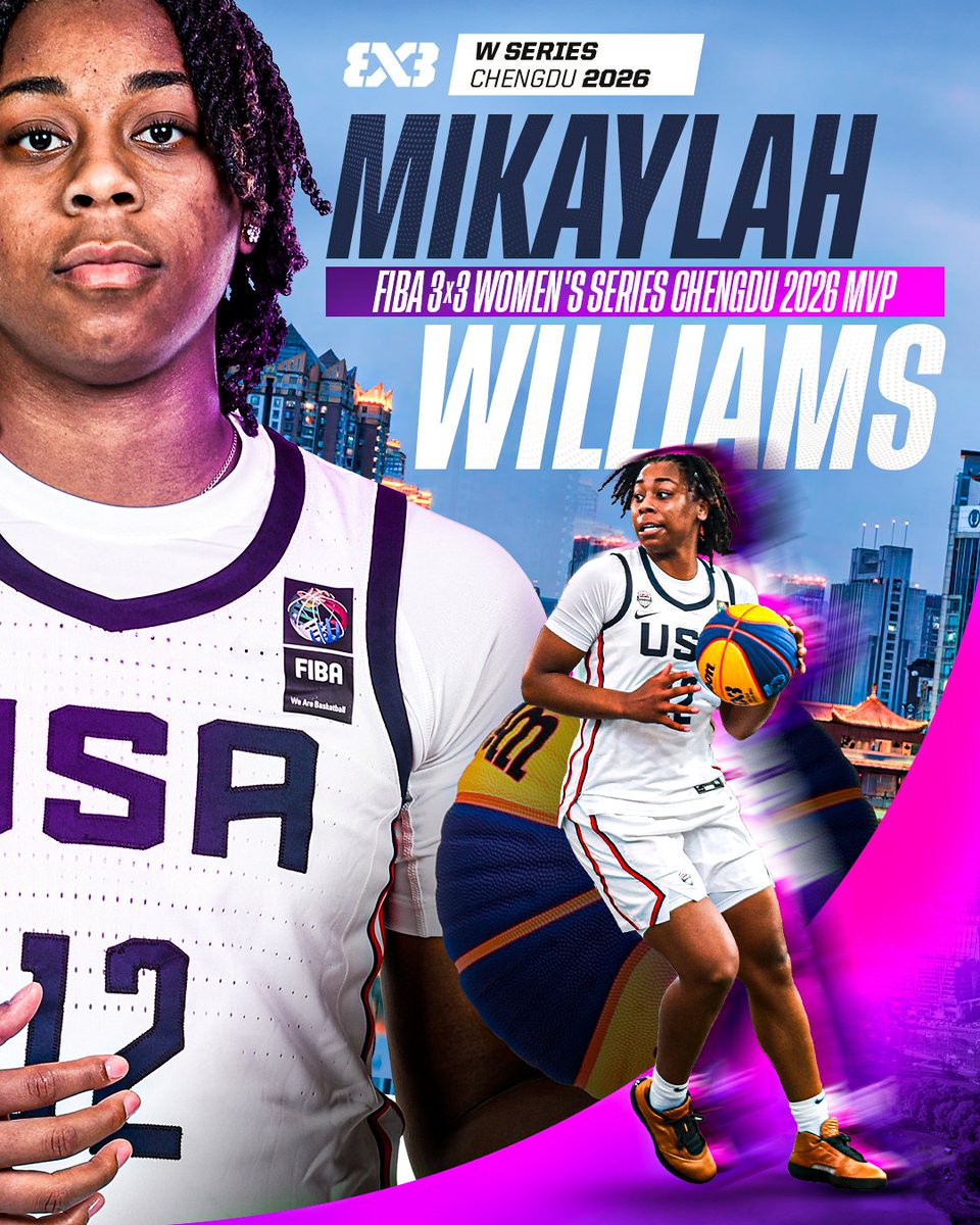 𝐌𝐕𝐏 𝐌𝐈𝐊𝐀𝐘𝐋𝐀𝐇! 🤩 She was HOOPIN' for USA Basketball 🇺🇸 on their way to the DUB at #3x3WSChengdu! 🔥 Catch her best action! 🍿 #3x3WS
