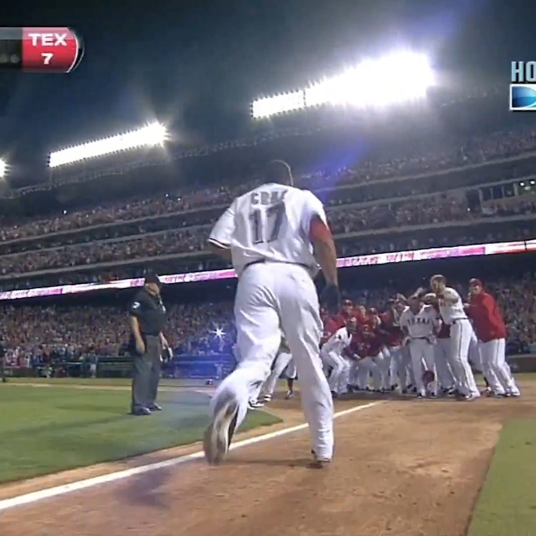 Nelson Cruz’s walk-off grand slam was one of SIX home runs he hit during the 2011 ALCS to lead the Texas Rangers to the World Series! The Tigers and Rangers match up again on a national stage tonight at 7:20 PM ET on @Peacock and NBCSN. #SundayNightBaseball