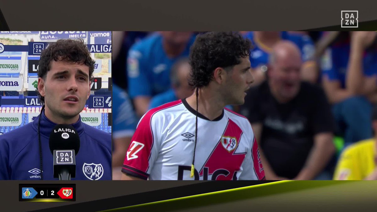 "Estar viviendo un sueรฑo en un lado y bajar al barro a competir, es lo que nos va a llevar a Leipzig y a certificar la permanencia" ๐ฃ๏ธ Camello tiene claro el futuro del Rayo Vallecano โก #LALIGAenDAZN โฝ