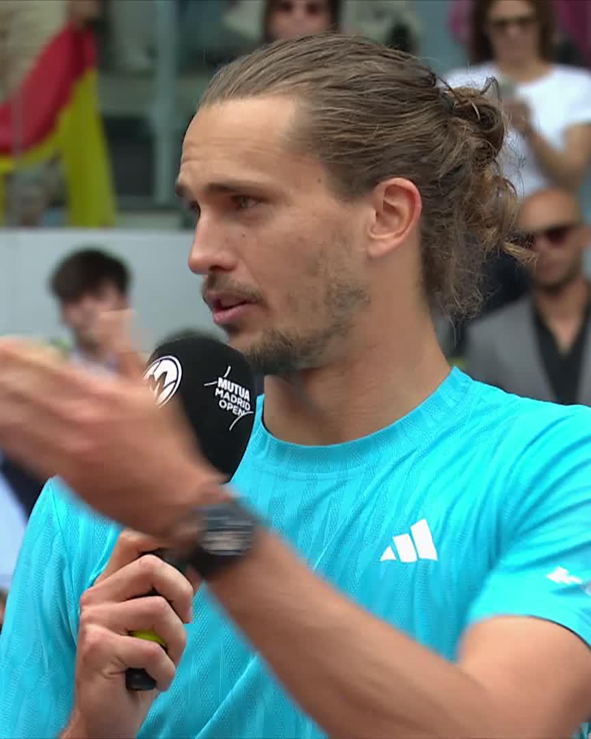 “Best player in the world by far, at the moment” 🌎 Alexander Zverev remaining classy in defeat #MMOpen