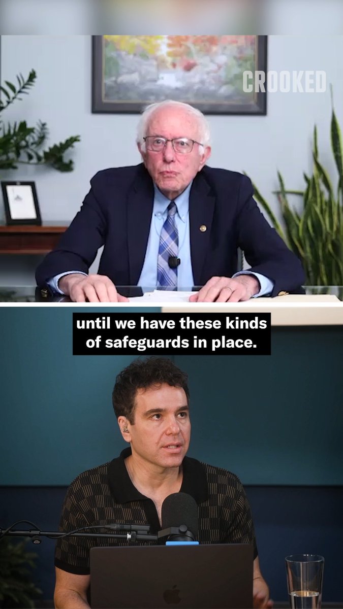 Jon Lovett and Bernie Sanders on working to prevent AI from destroying humanity.