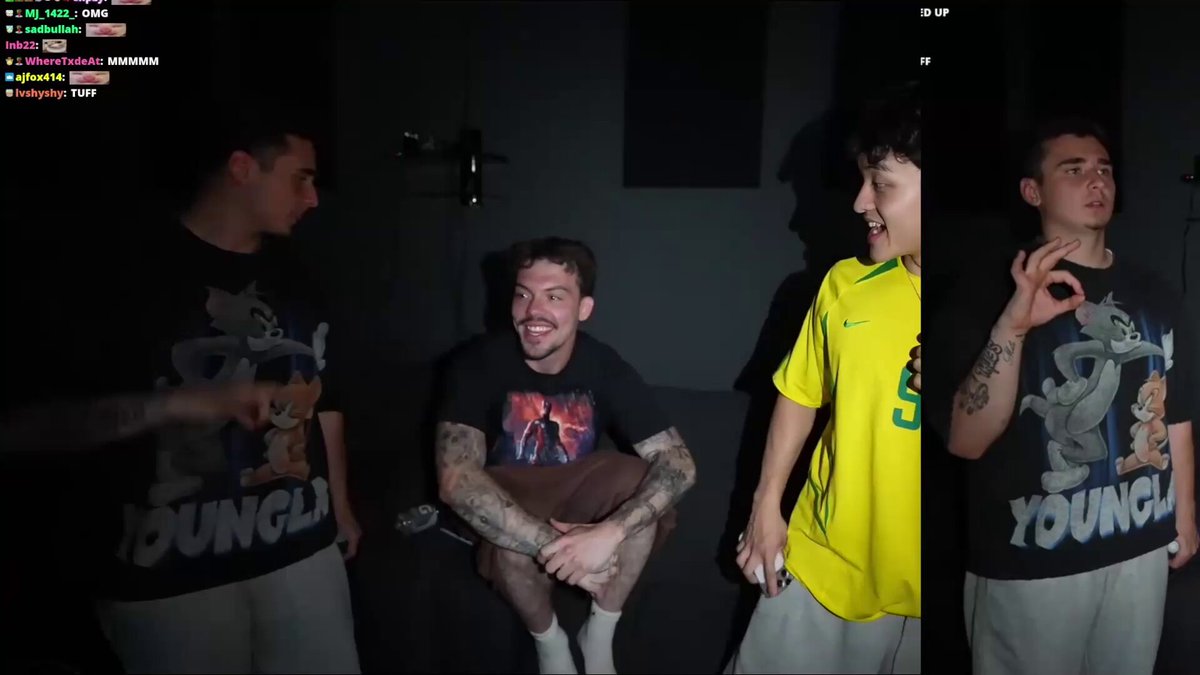 Lacy started panicking after throwing up the new 'CORE' handshake which happens to be associated to a gang 😭
