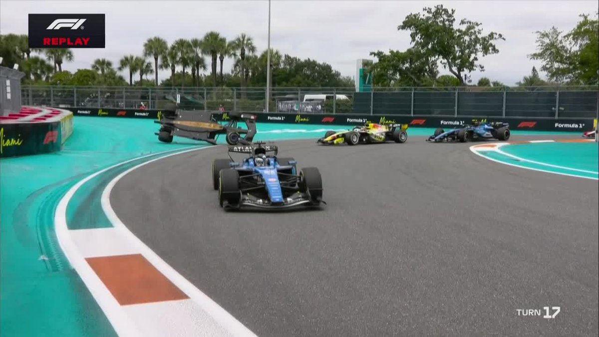"Lawson": Por el choque de Liam Lawson con Pierre Gasly en el #MiamiGP