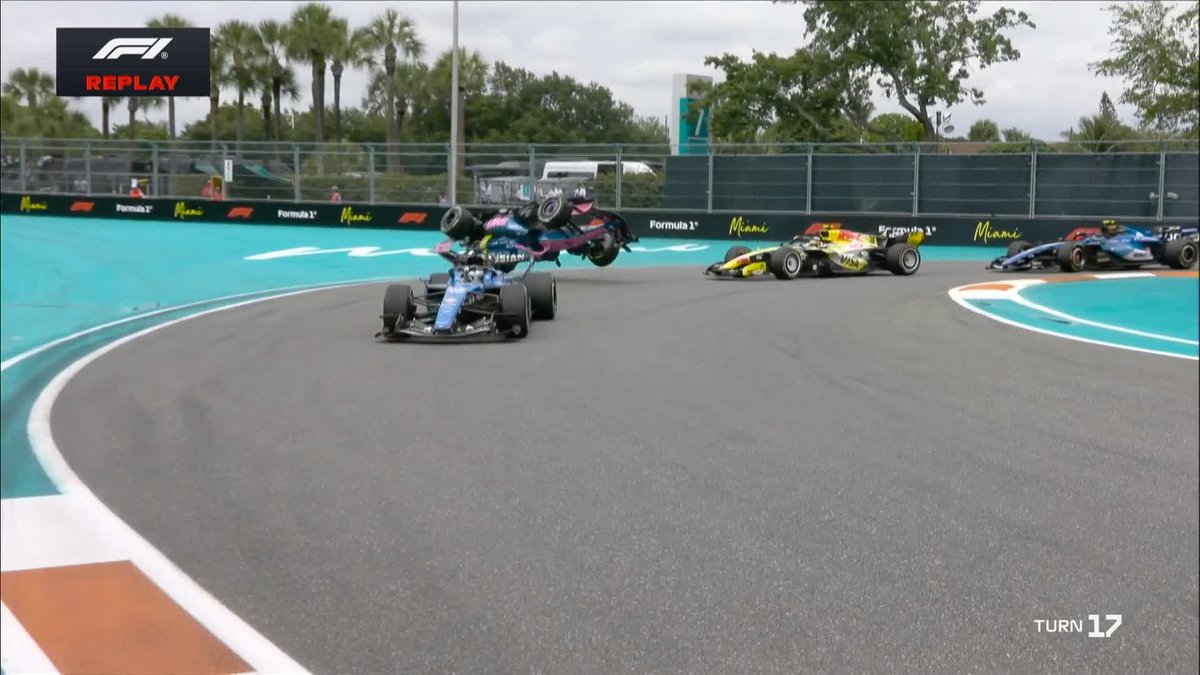 How Isack Hadjar, Liam Lawson and Pierre Gasly's race came to an end ❌ All drivers involved are okay!