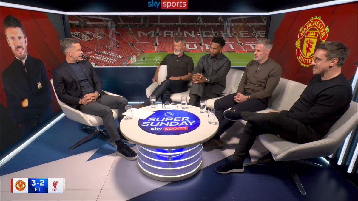 "They need some stability" 🗣️ Roy Keane & Gary Neville say Man Utd will be looking at other options but should consider Michael Carrick after today's win against Liverpool!