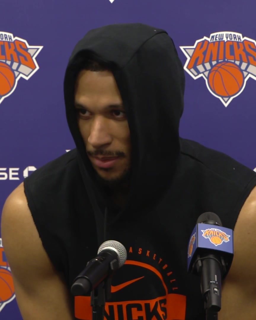 Josh Hart's initial reaction to playing the 76ers: "I was happy in terms of, I didn't have to pack and get on the plane the next day. I wasn't packed at all. I've been trying to be in bed by 9:30, 10:00, so if I had to be up until 11, 12:00 packing, I was gonna be mad" 😂