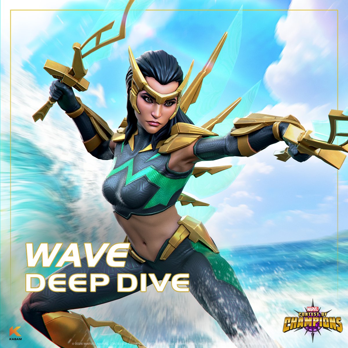 An Untouchable force comes crashing into The Contest... Wave is here, and ready to make a splash! 🌊