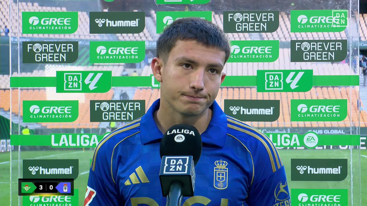 ¿Qué le dijo Cordero Vega a Thiago Fernández sobre el penalti reclamado por el Real Oviedo? 💭 "Me dijo que la pelota ya estaba fuera. Que si hubiera estado dentro, era penal" #LALIGAenDAZN ⚽
