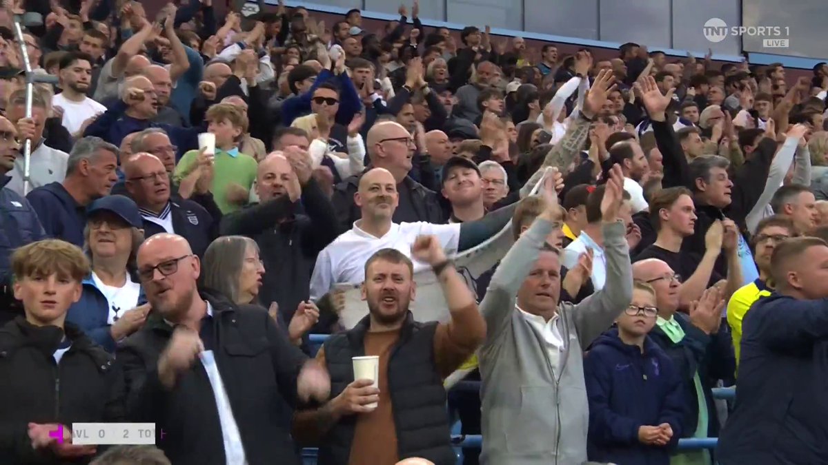 Listen to the noise at half-time at Villa Park 👀 📺 Watch live on TNT Sports and HBO Max.