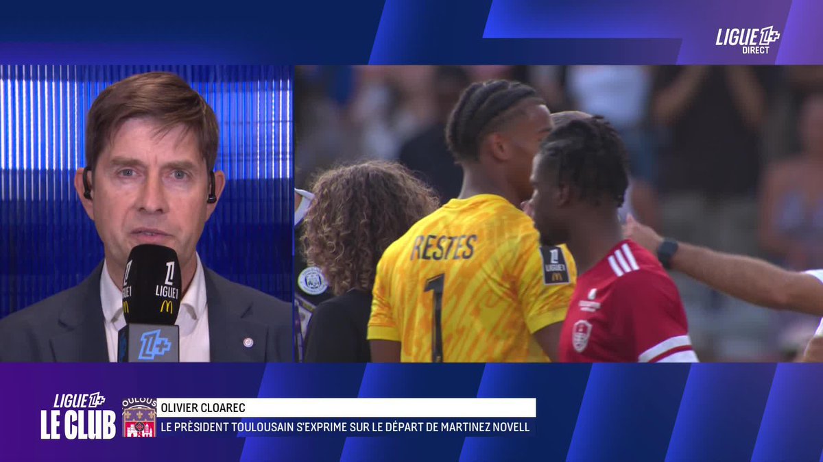 L’entretien d’embauche en direct entre le président de Toulouse et Will Still 🇧🇪 sur le plateau de L1+. 😭💜
