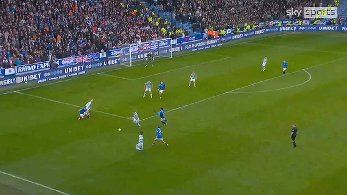 🚨 BREAKING: As voted by the readers, Rangers’ Youssef Chermiti has won the Sky Sports Scottish Premiership goal of the season, following this overhead kick against Celtic ⤵️