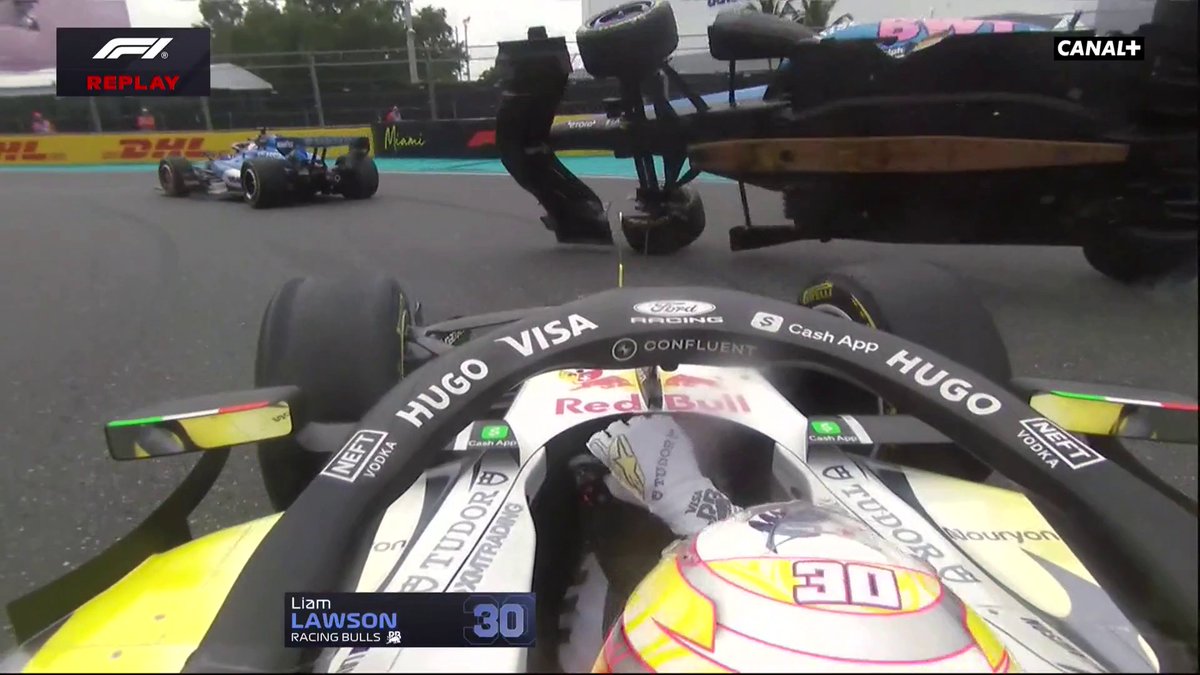 Mais attendez ptdrrr, la voiture de Lawson est passée en Anti-Stall PENDANT le freinage ???? Tu m’étonnes qu’il satellise Pierre, comment ça peut arriver ?