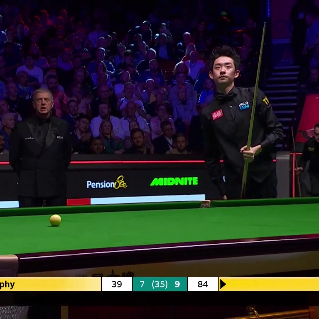 Wu Yize takes a commanding three-frame lead against Shaun Murphy in the 2026 World Snooker Championship final! 👏 He leads 10-7 overnight. 📺 Watch conclusion to the World Snooker Championship tomorrow live on TNT Sports and HBO Max