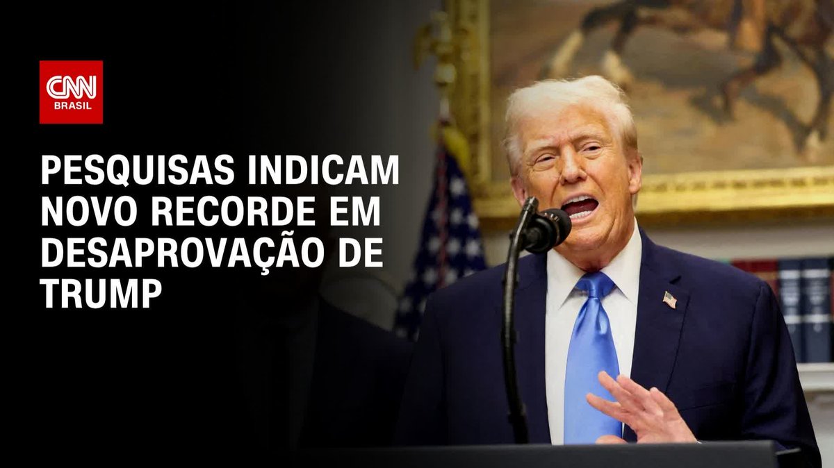 Pesquisas indicam novo recorde em desaprovação de Trump; assista #AgoraCNN