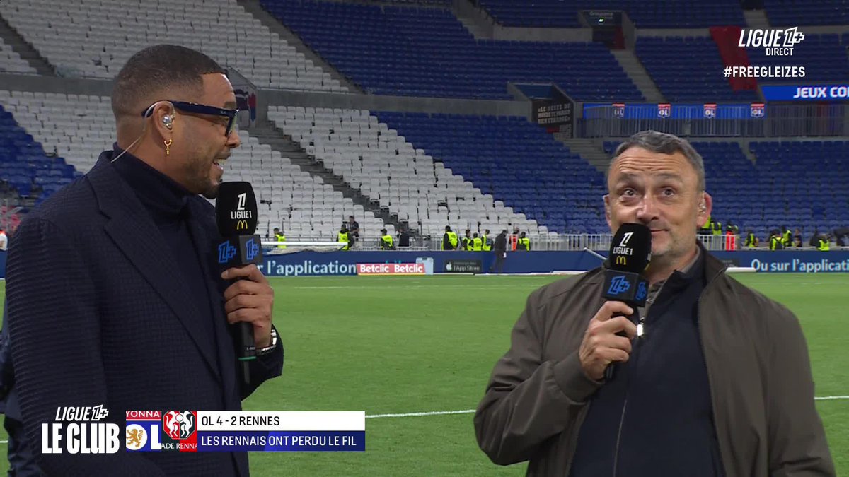 🎙️ "Lyon est 3e et a été meilleur que nous, il faut reconnaitre les faits quand ils sont là." Franck Haise beau joueur après #OLSRFC 🤝